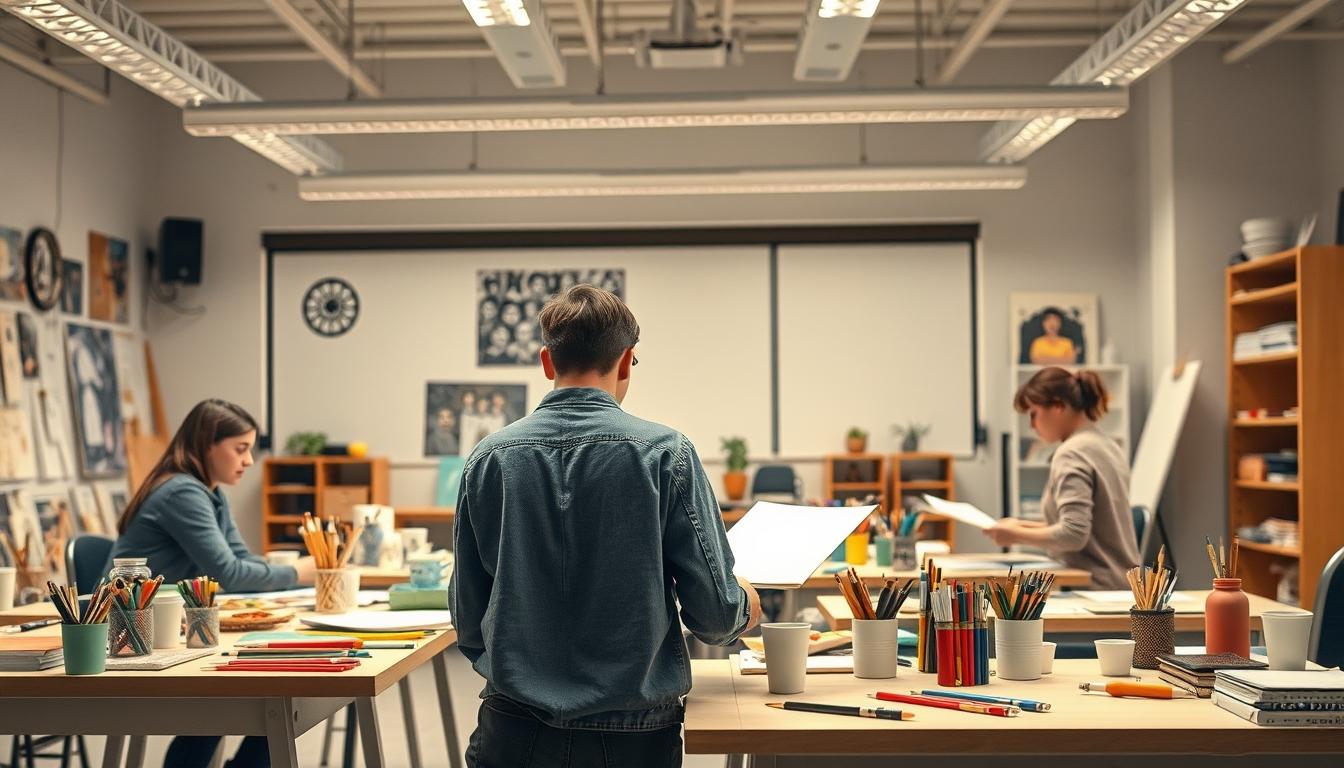 Students and educational resources in a modern learning environment